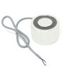 80mm dia x 50mm thick Energise to Release Electromagnet with M8 Mounting Holes - 80kg Pull (24V DC / 40W)