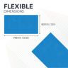 MagFlex® 140 x 80 x 0.85mm Flexible Magnetic Sheet - Gloss Dry-Wipe Surface