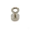 19mm dia Neodymium Clamping Magnet with M5 Hook or Eyebolt - 17.38kg Pull