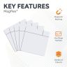 MagFlex® 75 x 75 x 0.85mm Scrumboard Magnet - Gloss Dry-Wipe Surface (Assorted)