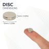 10mm dia x 2.5mm thick N42 Neodymium Magnets - 1.4kg Pull