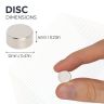 12mm dia x 6mm thick N42 Neodymium Magnet - 4.3kg Pull