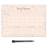 MagFlex® A4 Wild Flowers Weekly Meal Planner Fridge Magnet - Flexible Magnetic Sheet