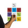 MagFlex® 75 x 75 x 0.85mm Scrumboard Magnet - Gloss Dry-Wipe Surface (Assorted)