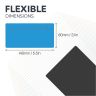 MagFlex® 140 x 80 x 0.85mm Scrumboard Magnet - Gloss Dry-Wipe Surface