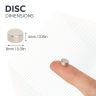 8mm dia x 4mm thick N35 Neodymium Magnet - 1.47kg Pull