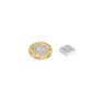 15.87mm x 15.87mm x 6.35mm thick N42 Neodymium Magnet - 7.25kg Pull - Licensed Material