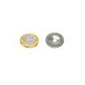 23mm dia x 2mm thick x 5mm c/sink Steel Disc