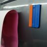 MagWrap™ Blue Pro-Tint Bondo Magnetic Squeegee with Suede