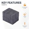 10 x 10 x 5mm thick Y10 Ferrite Magnet - 0.1kg Pull