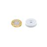 26.4mm dia x 6.2mm thick x 6.2mm c/sink PTFE Coated Neodymium Magnet - 4.3kg Pull