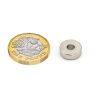 12mm O.D. x 4mm I.D. 4mm thick N42 Neodymium Magnets - 2.5kg Pull