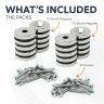 20mm dia x 4mm thick North & South Neodymium Countersunk Magnets & Screws Pack