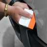 MagWrap™ White Pro-Tint Bondo Magnetic Squeegee with Suede