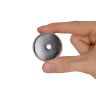 40mm dia x 8mm thick x 5mm c/sink Ferrite Y30BH Pot Magnet - 15kg Pull