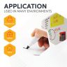 MagFlex® 140 x 80 x 0.85mm Scrumboard Magnet - Gloss Dry-Wipe Surface