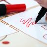 Whiteboard Magnetic Dry Erase Colourful Marker Pens