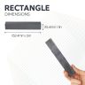 152.4 x 25.4 x 25.4mm thick Y30BH Ferrite Magnet - 15kg Pull