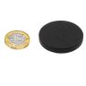 43mm dia x 6mm high Rubber Coated POS Magnet c/w M4 Boss Thread (Flush x 3mm deep) - 8kg Pull