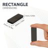 50 x 19 x 5mm thick Y30BH Ferrite Magnet - 1.5kg Pull