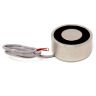88.9mm dia x 38.1mm thick Electromagnet with 6mm Mounting Hole - 300kg Pull (12V DC / 8W)
