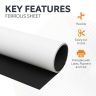 PrintFlex® 1270mm wide Latex, Pigment & UV Ink Printable Ferrous Sheet - Matt White