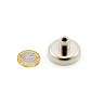 32mm dia x 18mm tall x M6 thread N42 Neodymium Pot Magnet - 36.4kg Pull
