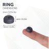 12mm O.D. x 2mm I.D. x 6mm thick Y10 Ferrite Magnets - 0.1kg Pull