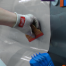 MagWrap™ 9.5cm x 6.8cm Gold Magnetic Trapezoid Squeegee with Suede