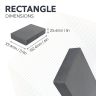 152.4 x 101.4 x 25.4mm thick Y30BH Ferrite Magnet - 20kg Pull