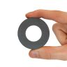 50mm O.D x 25mm I.D x 10mm thick Y30BH Ferrite Ring Magnet - 4kg Pull