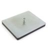 127 x 102 x 12mm thick Rubber Coated Mag Pad - 7kg Pull