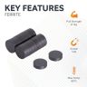 12mm dia x 3mm thick Y30 Ferrite Magnet - 0.1kg Pull