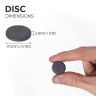 19.3mm x 2.8mm thick Y10 Ferrite Magnet - 0.4kg Pull