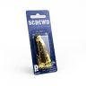SCREWD 62mm Sawtooth Hanger Kit - 5 Sawtooth Hangers & 10 Semi-Round Head Nails (5 Packs)