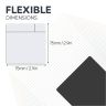 MagFlex® 75 x 75 x 0.85mm Scrumboard Magnet - Gloss Dry-Wipe Surface (Assorted)