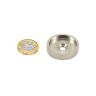 35mm dia Mild Steel Keeper Cup for Pot & Countersunk Magnets - Full Lip