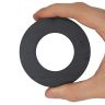 74mm O.D x 40mm I.D x 15mm thick Y30BH Ferrite Ring Magnet - 7kg Pull