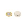 25mm dia x 8mm thick N42 Neodymium Glue In Pot Magnet - 19.8kg Pull
