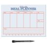 MagFlex® A4 Diner Weekly Meal Planner Fridge Magnet - Flexible Magnetic Sheet