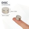 15mm dia x 8mm thick N42 Neodymium Magnet - 6.9kg Pull