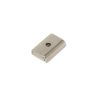 20 x 13.5 x 5mm thick Neodymium Channel Magnet w/ 3.3mm c/sunk hole - 8kg Pull