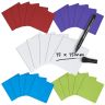 MagFlex® 75 x 75 x 0.85mm Flexible Magnetic Sheet - Gloss Dry-Wipe Surface (Assorted)