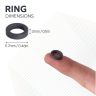 11.7mm O.D. x 7.9mm I.D. x 3mm thick Y10 Ferrite Magnets - 0.076kg Pull