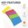 MagFlex® 140 x 80 x 0.85mm Flexible Magnetic Sheet - Gloss Dry-Wipe Surface