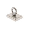 75 x 55 x 20mm N42 Neodymium Pot Magnet with M10 Eyebolt and 10 metre Rope - 110kg Pull