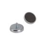 32mm dia x 7mm thick Ferrite Pot Magnet with M5 External Thread - 4.9kg Pull
