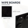 MagniPlan 600mm x 450mm Coloured Magnetic Glass Wipe Boards