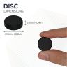 21.5mm dia x 6.1mm thick Rubber Coated N42 Neodymium Magnet - 6.2kg Pull