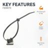 Magnetic Cable Tie Mount  26 x 23 x 6.3mm thick 6.1kg Pull